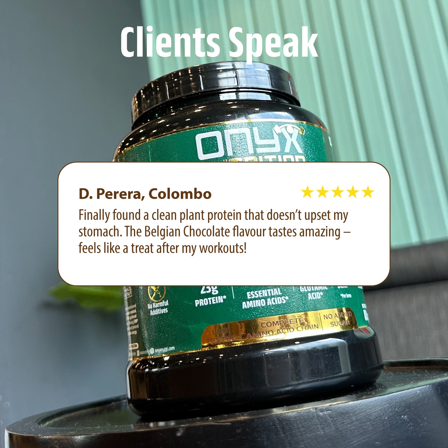 Belgian Chocolate - Plant Protein Powder 800g Jar