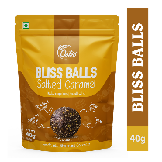 Oateo Bliss Balls – Salted Caramel - 3 Pack