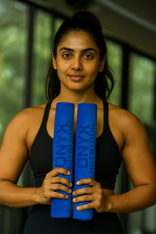 Onyx Micro-Fiber Large Gym Towel - Blue