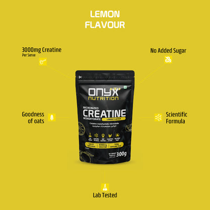 Micronized Creatine Monohydrate - Lemon