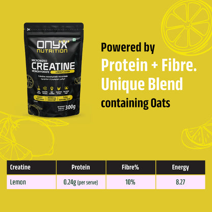 Micronized Creatine Monohydrate - Lemon