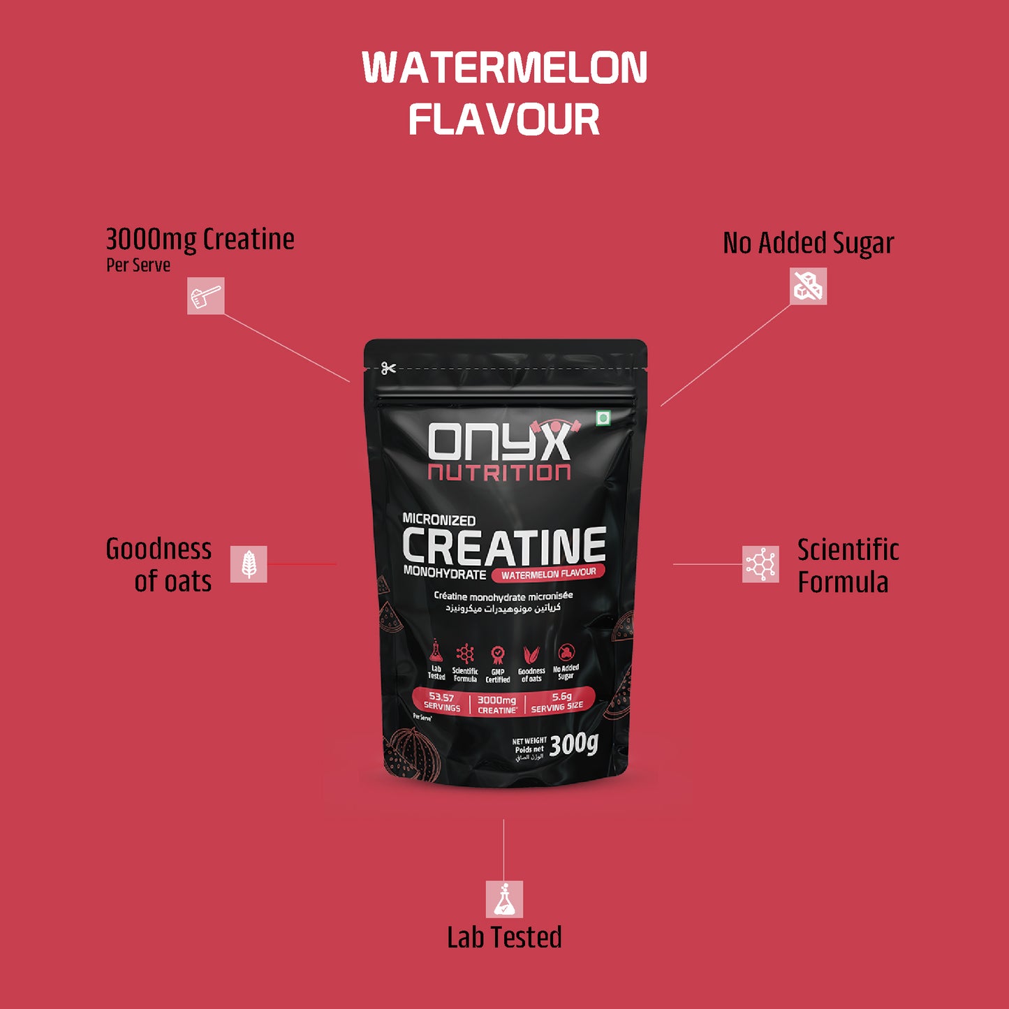 Micronized Creatine Monohydrate - Watermelon