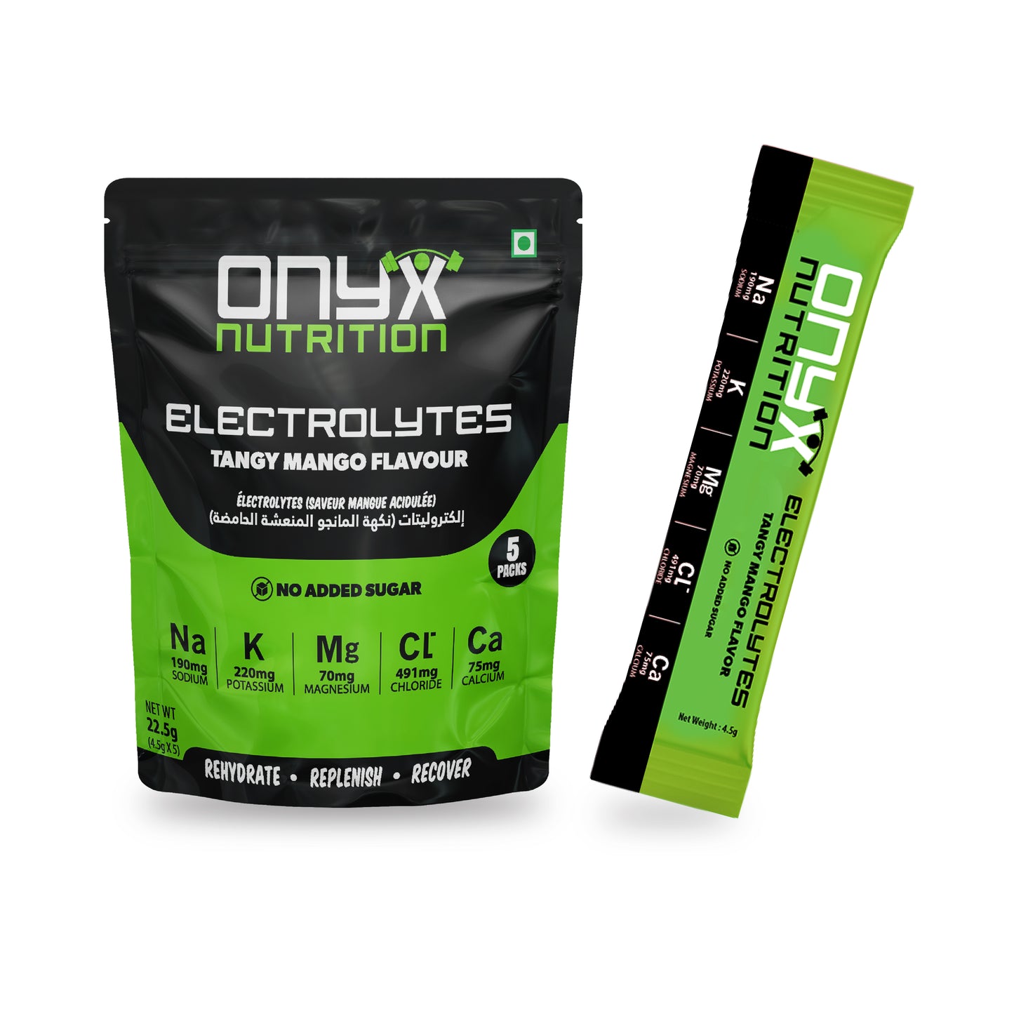 Electrolyte (5 stick pack) - Tangy Mango