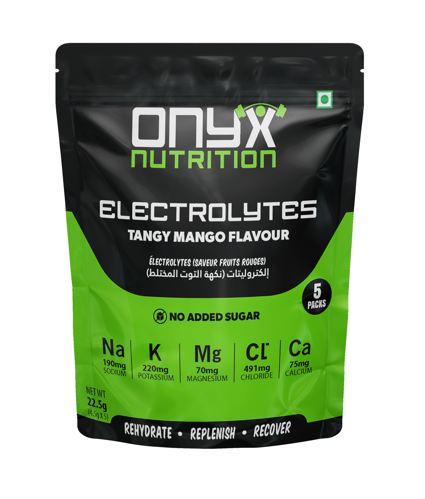 Electrolyte (5 stick pack) - Tangy Mango
