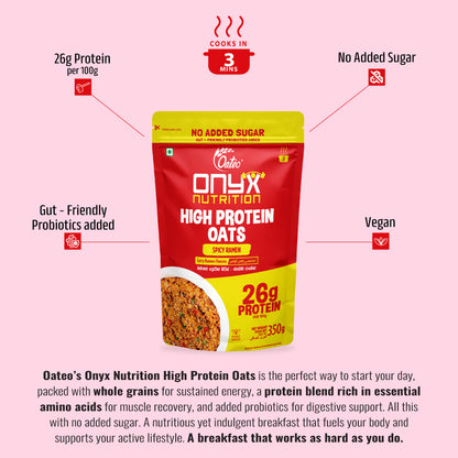 High Protein Oats – Spicy Ramen
