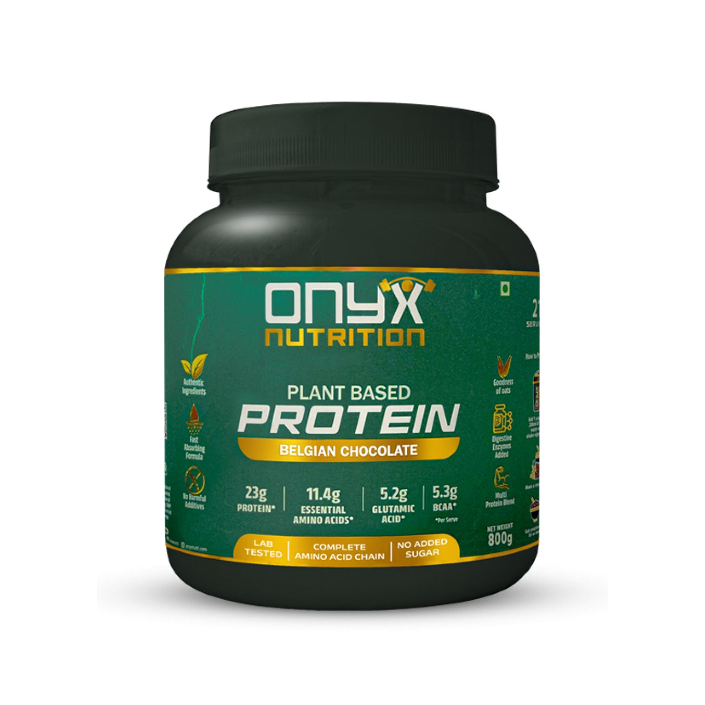 Belgian Chocolate - Plant Protein Powder 800g Jar