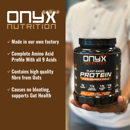 Ceylon Cinnamon & Vanilla -  Plant Based Protein Powder 800g Jar