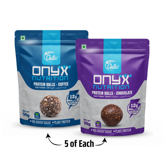 Double the Flavor: Onyx Chocolate & Coffee Protein Balls