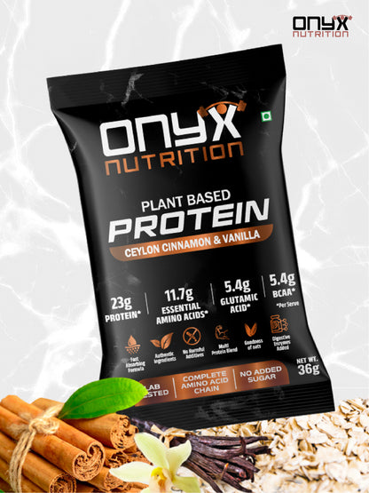 Plant protein powder Sachet Ceylon Cinnamon & Vanilla