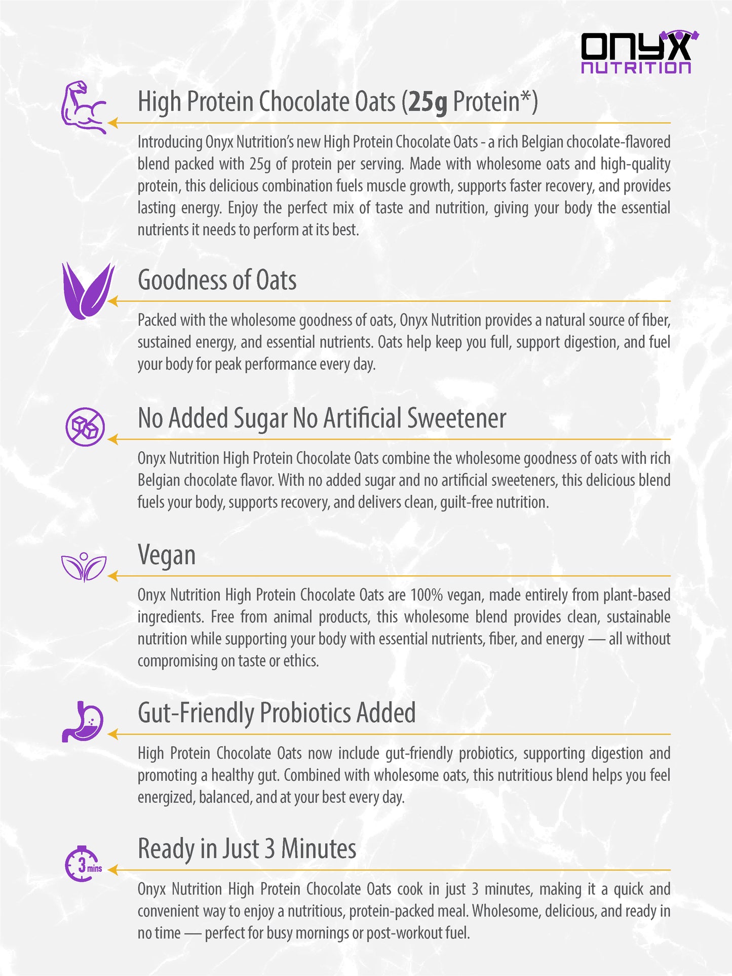 High Protein Oats – Belgian Chocolate