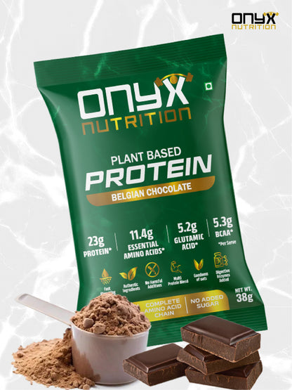 Plant-Based Protein Powder Sachet– Belgian Chocolate