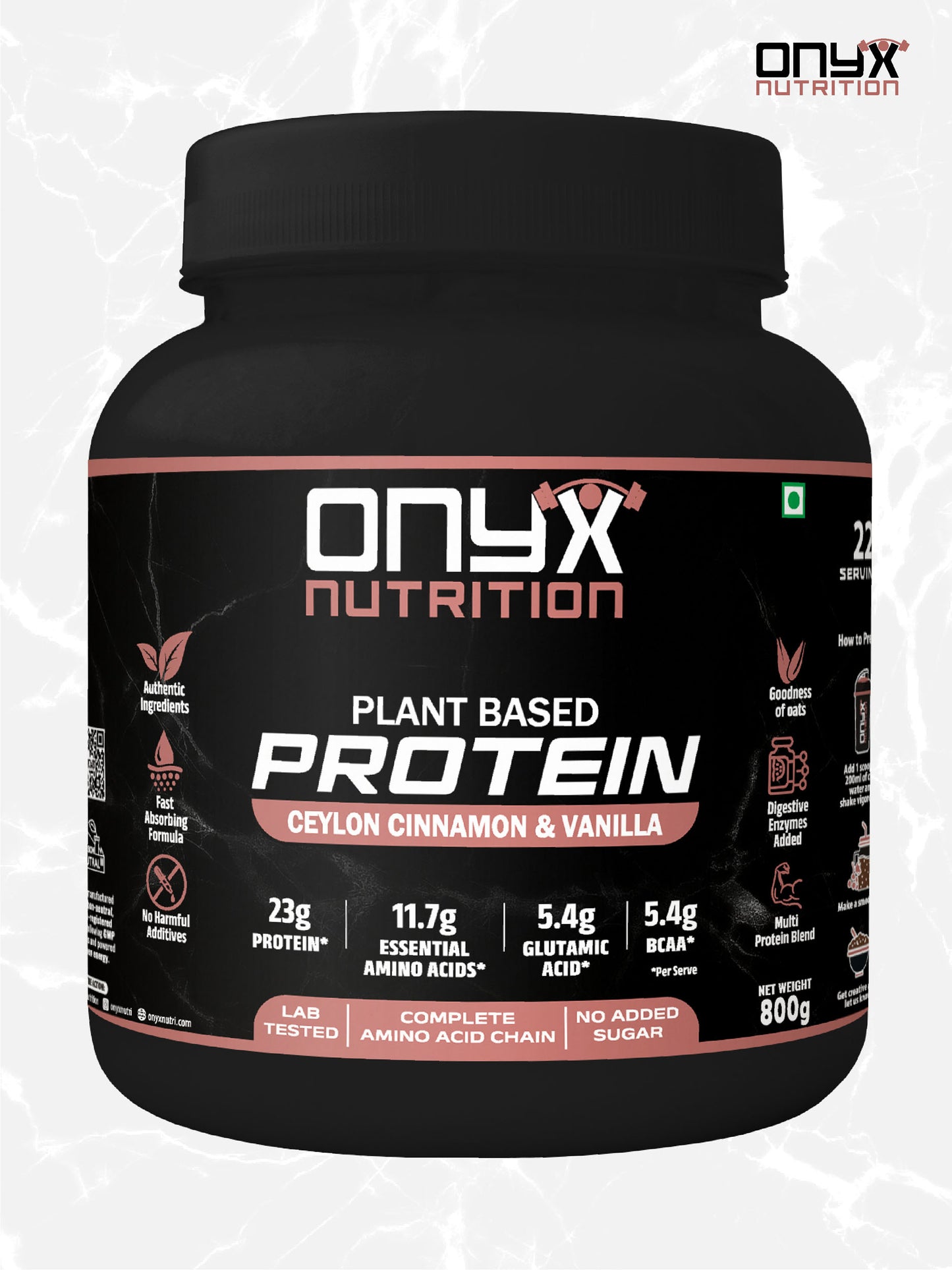 Plant protein powder Ceylon Cinnamon & Vanilla