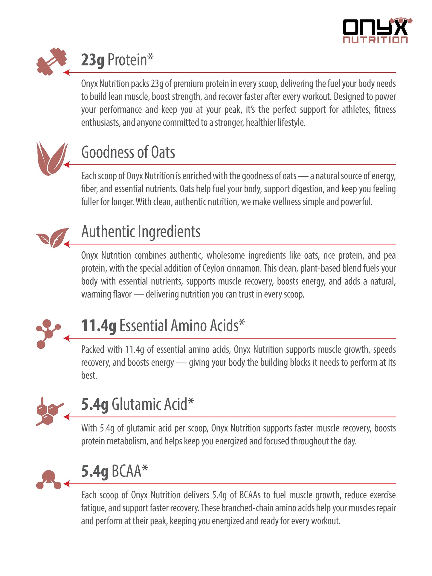 Plant protein powder Ceylon Cinnamon & Vanilla