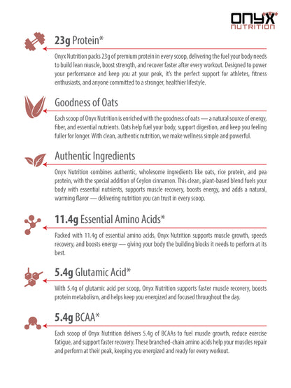 Plant protein powder Sachet Ceylon Cinnamon & Vanilla