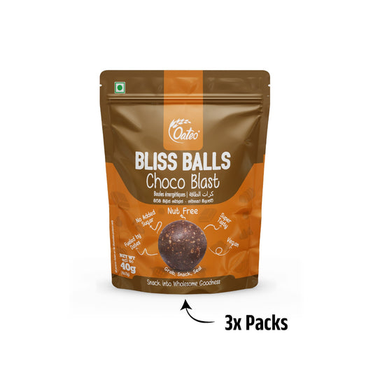 Oateo Bliss Balls – Choco Blast - 3 Pack